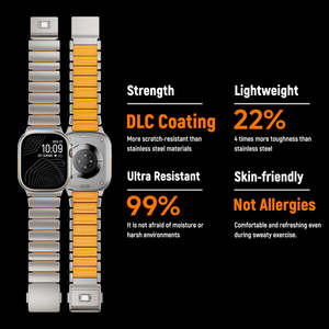 <span class=keywords><strong>Correa</strong></span> de Reloj Magnética de Titanio Compatible con <span class=keywords><strong>Apple</strong></span> <span class=keywords><strong>Watch</strong></span> Ultra Series, <span class=keywords><strong>Correa</strong></span> Metálica Premium - Product Image 4