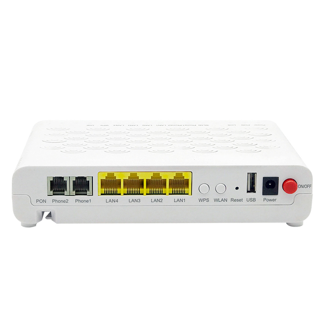 Usado ONT USED F460 v6 EPON ONU 4FE+2TEL+1USB+WiFi Optic Network Unit Fiber Optic Equipment gpon onu OEM
