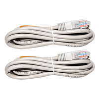 Prix usine UTP Cat3 10 paires de câbles en cuivre CAT5 CAT5E CAT6 RJ45 mâle à mâle câble réseau Ethernet plat