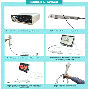 Laryngoscope électronique jetable Haiye à conception flexible pour une utilisation thérapeutique et des interventions mini-invasives - Product Image 4