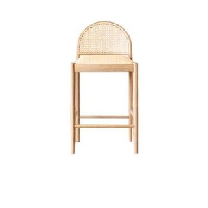 Light Wood Wabi-sabi Style <strong>bar</strong> <strong>Chair</strong> Luxury Woven Rattan <strong>High</strong> <strong>Chair</strong> Restaurant <strong>High</strong> <strong>bar</strong> <strong>Tables</strong> <strong>and</strong> <strong>Chairs</strong> - Product Image 5