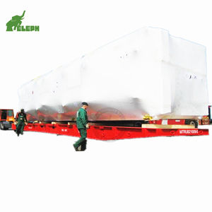 Type de rouleau de <span class=keywords><strong>transport</strong></span> de lit bas conteneur 40ft équipement lourd <span class=keywords><strong>Roro</strong></span> col de cygne Mafi bateau semi-remorque - Product Image 4