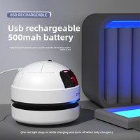 Mini Aspiradora Portátil Ligera de Mano, Recargable por USB, Batería de 500 mAh, Limpiador de Polvo para Coche, Escritorio, Teclado, Pelo de Mascotas, Hogar y Oficina