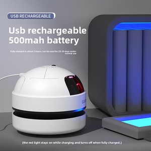 Mini <span class=keywords><strong>aspirateur</strong></span> portatif léger rechargeable par USB, batterie 500 mAh, pour voiture, bureau, clavier, poussière, poils d'animaux, maison, bureau - Product Image 3