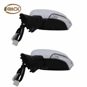 Espejo lateral de coche para <span class=keywords><strong>Prius</strong></span> <span class=keywords><strong>Plus</strong></span> 2012-2015, imprimación de espejo inverso de 7 cables, blanco, a <span class=keywords><strong>precio</strong></span> de fábrica, al por mayor, a la venta, al por - Product Image 2