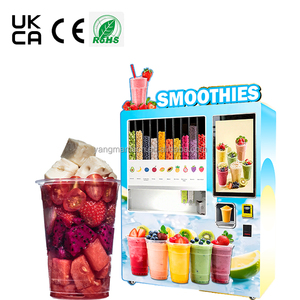 Professioneller Kommerzieller Hochprofitabler Straßenverkaufsautomat für Münzen, Karten & Bargeld – Automatischer Frisch-Smoothie-Verkaufsautomat - Product Image 3