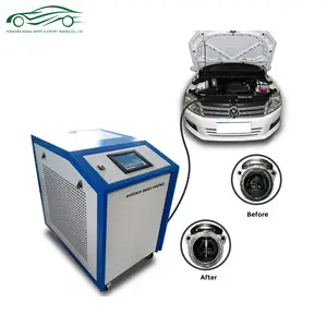 Dispositivo de limpieza de carbono para coche y motocicleta, Kit de Gas HHO extraíble con ruedas