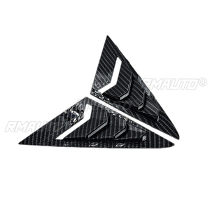 For VW Golf 7 MK7 MK7.5 2013-2019 Front Triangle <b>Window</b> Louver Side Shutter <b>Shades</b> Cover Trim Sticker Vent Carbon Car Accessory - Product Image 2
