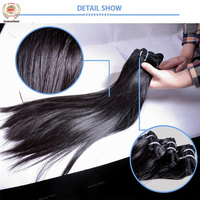 Extensions de cheveux humains vierges vietnamiens bruts doublement étirés, 8A 10A 12A 14A 16A, de 8 à 40 pouces