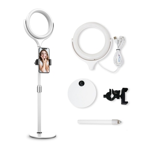 Supporto per telefono cellulare in plastica flessibile di 360 gradi rotazionale anello di trasmissione in diretta luce angolo libero regolabile per una migliore diretta - Product Image 5