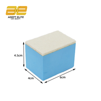 Éponge de polissage pour vitres de voiture Ae XC122 en feutre de laine bleu et blanc, pour décontamination des films d'huile, anti-rayures, haute efficacité