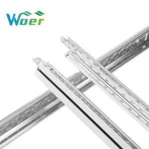 Composants de plafond en acier galvanisé à prix avantageux, grille en T moderne 24/32 et 24/25 - Product Image 1