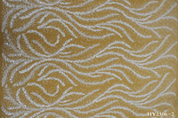 Dernières perles blanches paillettes dentelle perlée tissu perlé pour soirée robe de mariée HY2306-2