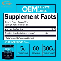 Chumita Supply OEM Creatina Monohidrato en Polvo para Adultos, 99% de Pureza