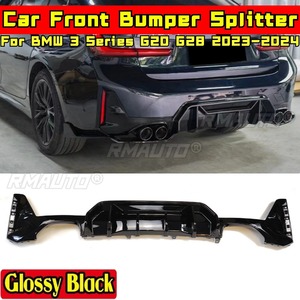 For 3 Series G20 G28 Body Kit Rear Bumper Lip <b>Diffuser</b> Rear Bumper Spoiler for BMW 3 Series G20 G28 2023-2024 <b>Car</b> Accessories - Product Image 1