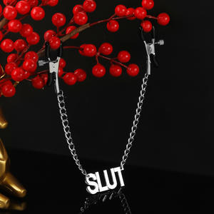 Abrazaderas de pezón de cadena de Metal SM para adultos de Venta caliente para entrenamiento accesorios de castigo alternativos para sexo para comercio exterior - Product Image 3