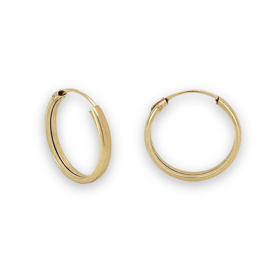 ต่างหูห่วงครึ่งวง 2X14มม. ธรรมดา