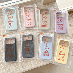 เคสโทรศัพท์มือถือซิลิโคนสองสีแบบลูกกวาด บุด้วยผ้ากำมะหยี่ ป้องกันการกระแทก สำหรับ iPhone 17 16 18 Pro Max - Product Image 6