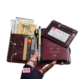 PU Leather Passport Holder Multiple Card Slots <b>RFID</b> Blocking Custom Logo Travel <b>Wallet</b> <b>for</b> <b>Men</b> Women Cheap Wholesale Bulk - Product Image 2