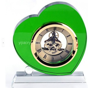 Sang trọng pha lê bảng đồng hồ-phong cách nhà & phòng khách trang trí máy tính để bàn, cơ khí đồng hồ không khí cho bàn hiển thị - Product Image 3