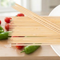 Vente directe usine en gros : brochettes plates en fer, brochettes en bois de bambou, brochettes pour barbecue et fruits, sûres pour la nourriture, prix spécial pour la maison