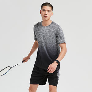 Sportkleding voor heren, gymkleding, hardloopkleding, pickleball, tennis, 2-delige set (T-shirt & shorts), workout set - Product Image 2