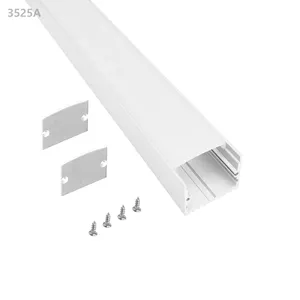 surface mount LED Bar Linear System,35*25mm aluminum luminaire profile body for led indirect light fixture housing