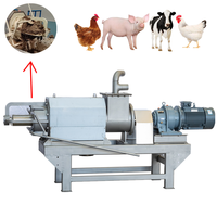 Machine de déshydratation du fumier à moteur SS304, équipement de séchage des déchets animaux, séparateur solide-liquide