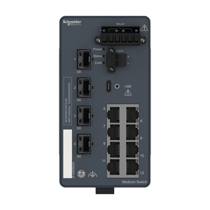X80 MCSESM103F2CS1H ชุดควบคุมอุตสาหกรรม PLC ระบบอัตโนมัติ Modbus Ethercat Ethernet TCP/IP 100BASE-FX 2 พอร์ต - Product Image 6