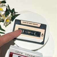 Cassettes audio personnalisées avec logo, bande magnétique 60/300s, enregistreur OEM, carte son personnalisable pour la remise des diplômes, la Saint-Valentin