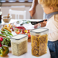 OWNSWING Lot de 24 Boîtes de Rangement Hermétiques Empilables Sans BPA pour Cuisine, Contenants pour Céréales et Aliments Secs (42 Pièces)