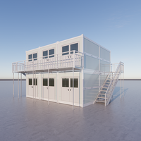 Casa Prefabricada de Construcción Rápida, Casa Contenedor Modular Plegable de 20 pies/40 pies, Casa Contenedor Pequeña y Plegable para Camping