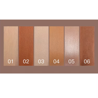 Poudre bronzante pressée vegan haute pigmentation, effet scintillant, waterproof, pour le corps et le visage, maquillage mat bio, marque privée