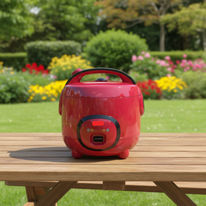 Autocuiseur de riz automatique avec boîtier en plastique, cuve intérieure en aluminium, chauffage sous-plaque, capacité 1,1-2L, portable, minuterie mécanique domestique C - Product Image 4