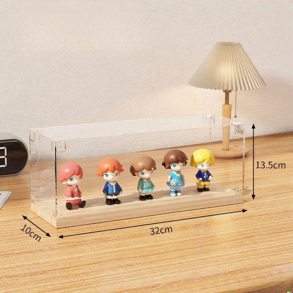 กล่องตาบอดยืนแสดง [หนึ่งชั้น + ฝาครอบกันฝุ่น]