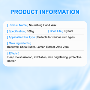 Crème pour les mains au miel, hydratante, apaisante, anti-gerçures, réparatrice pour les peaux sèches et abîmées, nourrissante, crème douce, parfum citron et aloe vera - Product Image 6