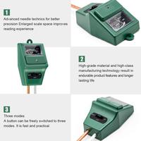 pH-mètre numérique 3 en 1 pour plantes, fleurs, sol et eau de jardin