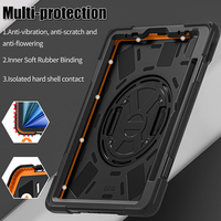 Nouvelle bandoulière Anti-chute mains sangle avec 360 rotation support sur dos étui pour tablette couverture pour iPad Air 11 2025 M3 couverture antichoc