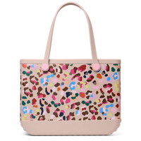 Sac fourre-tout en EVA grande capacité avec impression de logo personnalisé, imperméable et lavable, pour la plage, les vacances, la piscine, le bateau, le pique-nique