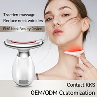 Meilleure Vente : Appareil de Lifting du Cou Rechargeable à 7 Couleurs, Masseur Facial Multifonctionnel Raffermissant la Peau avec Support