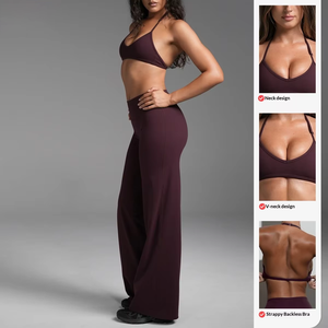 BAIME 2026 New Summer Yoga Fitness Gym Women's Customized logo Backless Sports Sexy Bra - Product Image 4