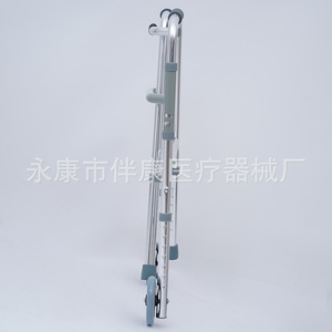 Déambulateur à roulettes Ban Kang en alliage d'aluminium, hauteur réglable, pour personnes âgées, équipement de réadaptation - Product Image 3