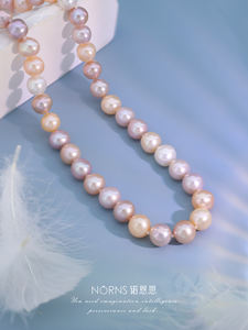 <span class=keywords><strong>Collana</strong></span> da donna di <span class=keywords><strong>perle</strong></span> reali d'acqua dolce naturale <span class=keywords><strong>collana</strong></span> da festa Vintage di gioielli raffinati - Product Image 5