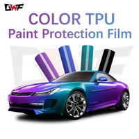 GWF TPU Métal Vert Émeraude Couleur PPF Application Sèche Auto-cicatrisante Anti Jaunissement Couleur Film de Protection Peinture TPU
