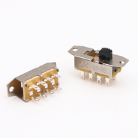 Interrupteur à glissière miniature SS-23H25 SP3T 125V à 3 positions pour sèche-cheveux, marche/arrêt, certifié CCC CE ROHS, protection IP40, Zhejiang