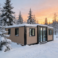 Maison préfabriquée en acier moderne, structure extensible, conteneur de 10 pieds, appartement, chambre, bureau, bâtiment, hôtel, insonorisé
