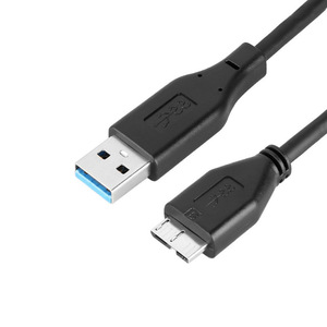 สายเคเบิลข้อมูล USB3.0 ขั้วต่อไมโครยูเอสบี 480Mbps สำหรับอุปกรณ์เคลื่อนที่และฮาร์ดไดรฟ์ภายนอก - Product Image 1