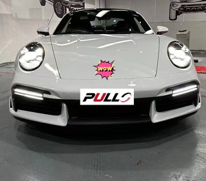 Kit de carrosserie de pare-chocs de voiture de haute qualité pour <span class=keywords><strong>Porsche</strong></span> <span class=keywords><strong>911</strong></span> 991.2 992 2019-2023 Mise à jour de l'assemblage de pare-chocs avant et arrière de Style Turbo s SD - Product Image 1