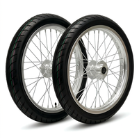 Ensemble de roues Supermoto à rayons en alliage d'aluminium de 17 pouces avec pneus de route à haute adhérence pour moto électrique Surron Ultra Bee