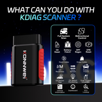 Scanner de diagnostic OBD2 KDIAG pour moteur de voiture avec garantie d'un an, diagnostic complet du système pour plusieurs marques